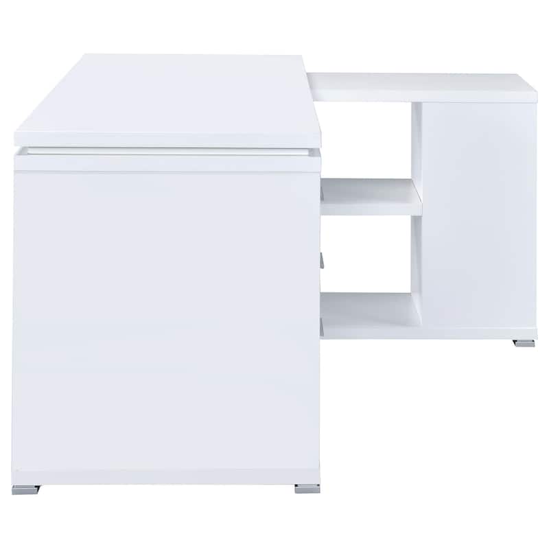 Yvette 60-inch 3-Drawer L-Shape Computer Desk