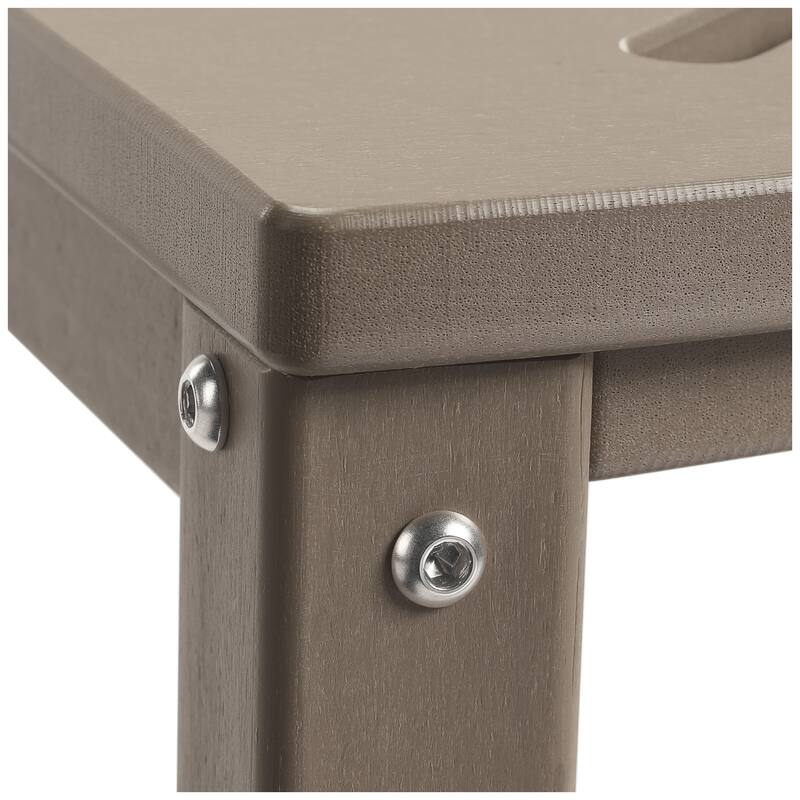 Anapolis Poly Corner Shower Bench