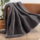 preview thumbnail 30 of 54, Bare Home Faux Fur Blanket - Ultra-Soft Blanket - Luxurious Fuzzy Warm Throw 47" x 60" - Dark Grey