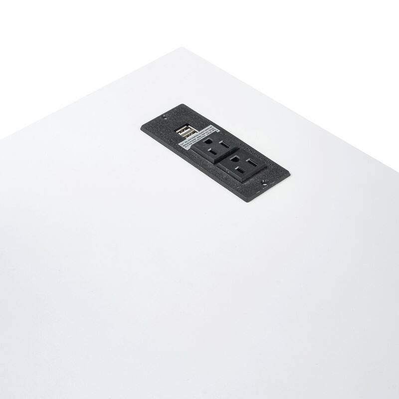 Full-Over-Full Bunk Bed with Twin Trundle, Storage & Built-In Desk