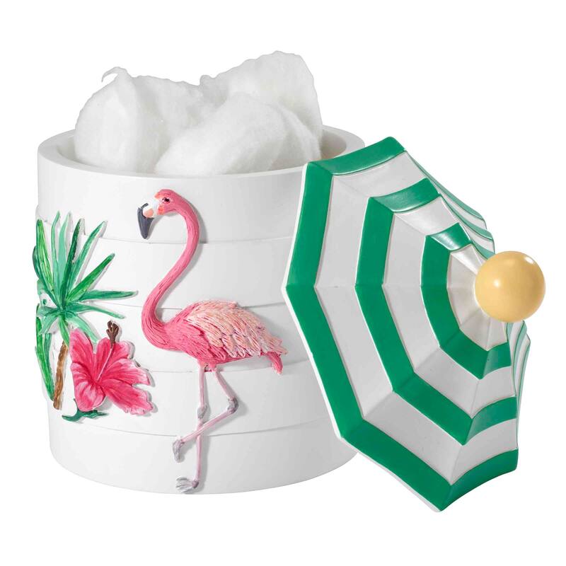 Avanti Flamingo Paradise Jar - White