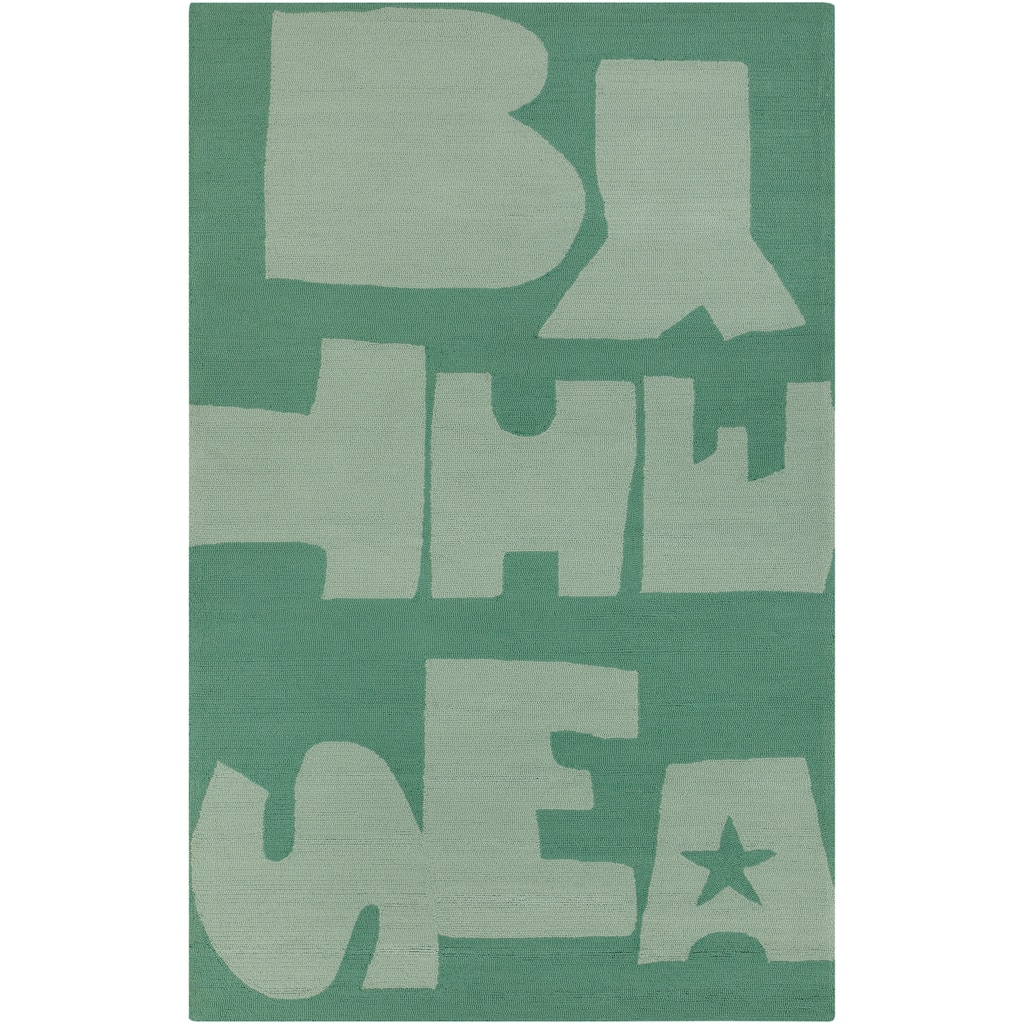 Hand-Hooked Hallie Novelty Indoor/ Outdoor Area Rug