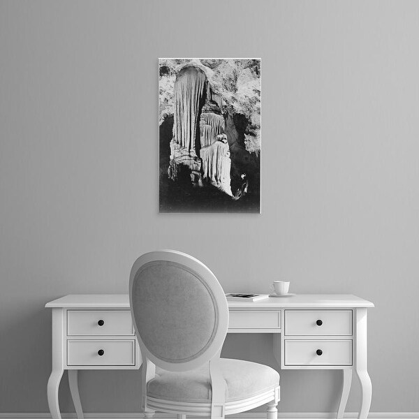 Easy Art Prints Ansel Adams's 'Carlsbad Cavern' Premium Canvas Art