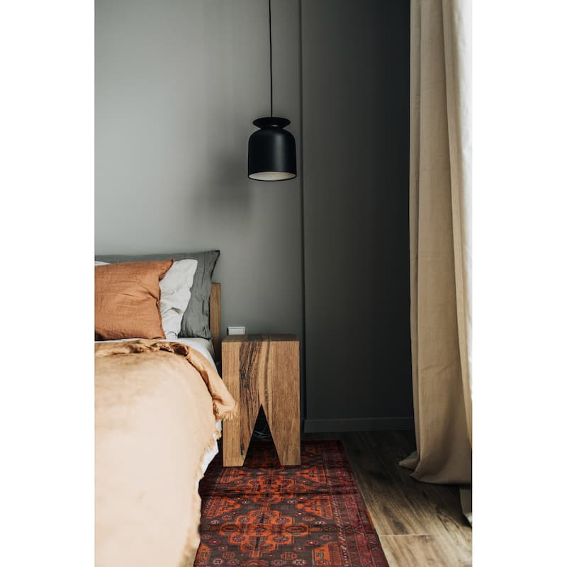 Teimani Burnt Orange Rug 3'9" x 6'11" - 3'9 x 6'11