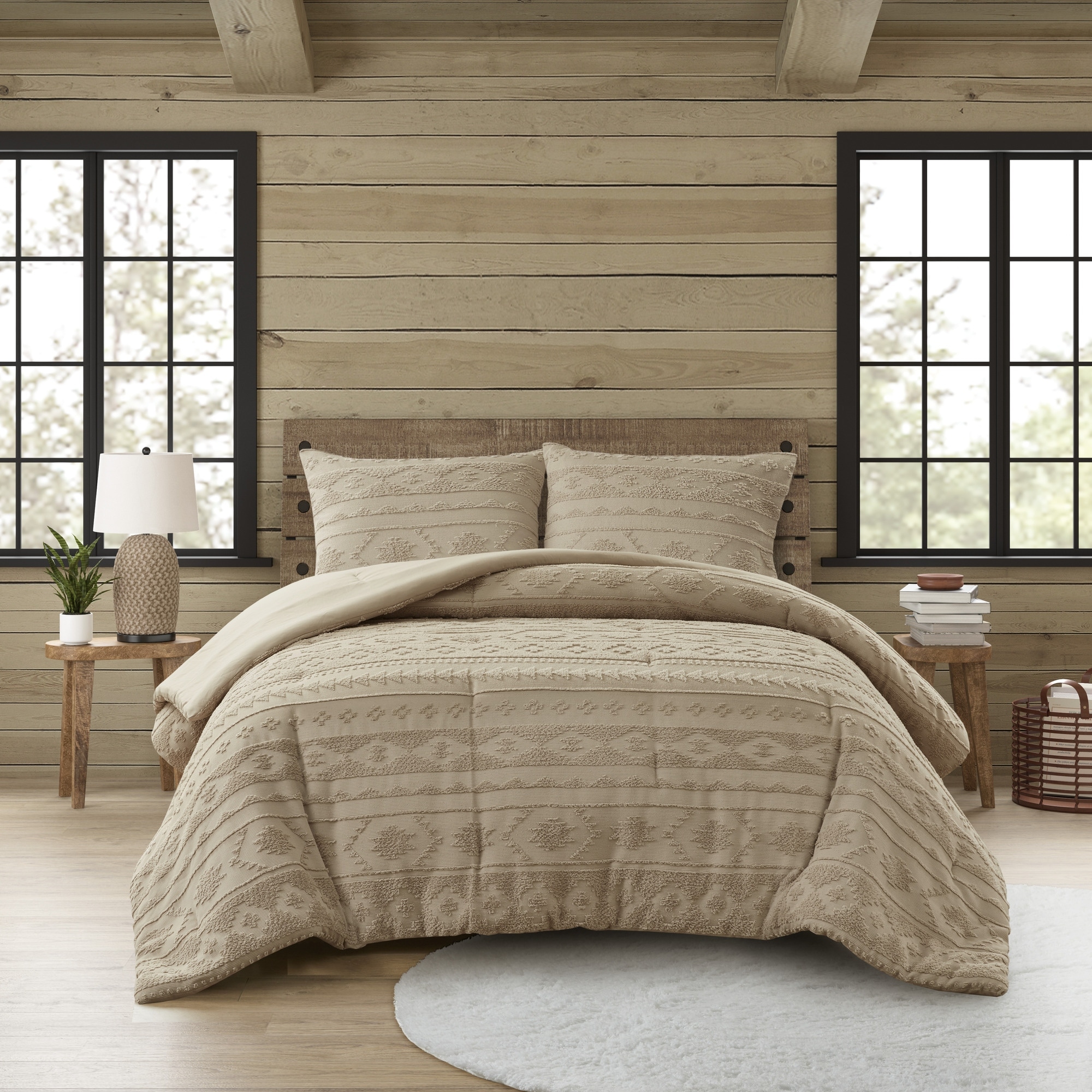 GDF Studio - Sedona Chenille Tufted Oversized Comforter Set