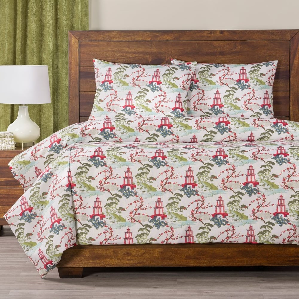 Siscovers Tranquil Japanese Garden Print Duvet Set