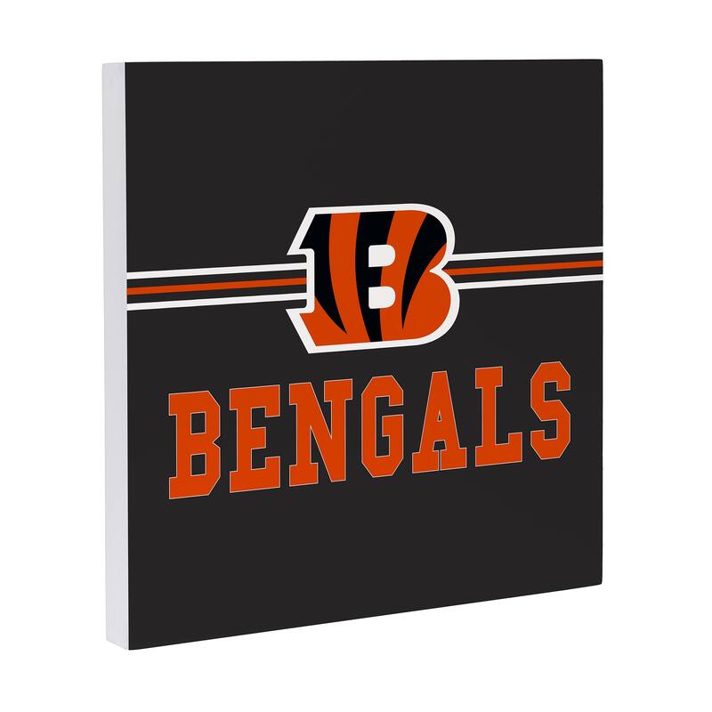 Cincinnati Bengals Wooden Door Decor Wall Sign - Multi-Color
