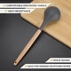 preview thumbnail 6 of 5, Silicone Soup Ladle Spoon 12.4 " One Piece Design Cooking Utensil - Gray - 12.4" x 3.1"(L*W)