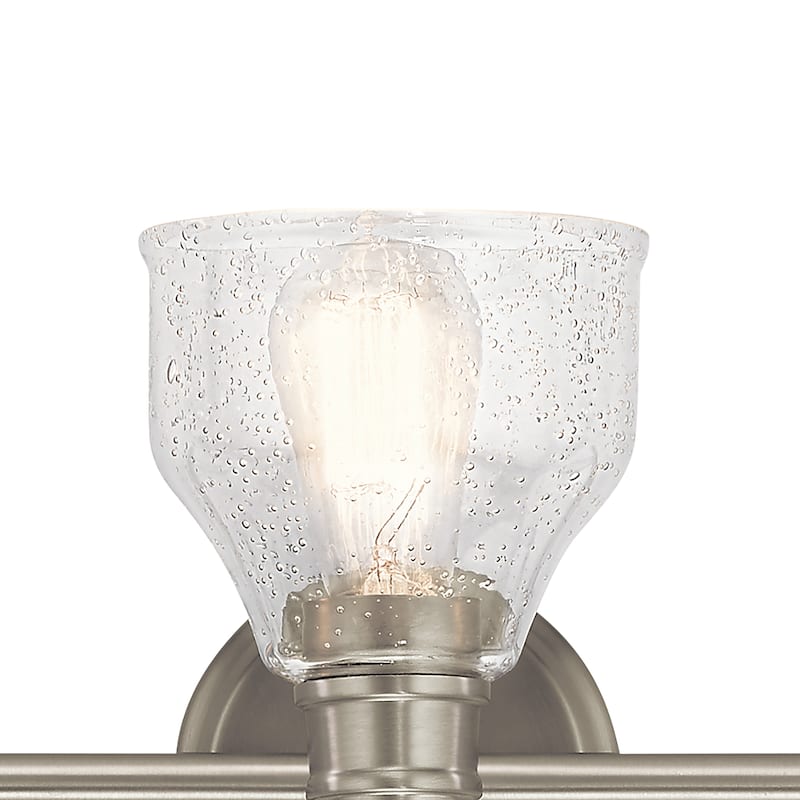 Kichler Lighting Avery 3-light Brushed Nickel Bath Vanity Fixture