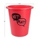 preview thumbnail 3 of 5, Giant Yard Pong Outdoor Game Set for the Whole Family – 12 Buckets, 2 Balls, and Carrying Tote by Hey! Play!