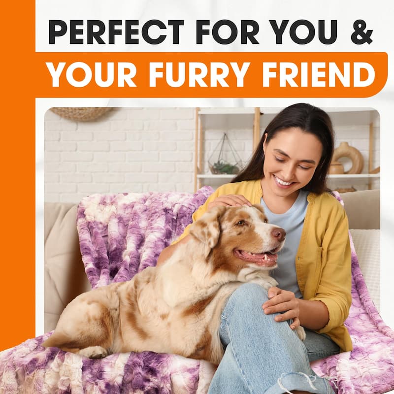 Cheer Collection Ultra Soft and Cozy Multi Colored Throw Blanket