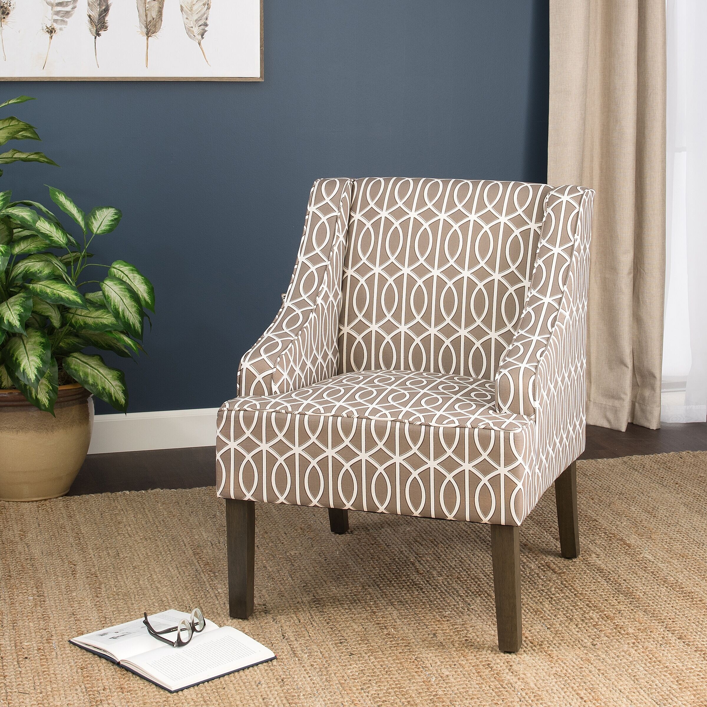 Porch Den Cammy Swoop Arm Accent Chair On Sale Bed Bath