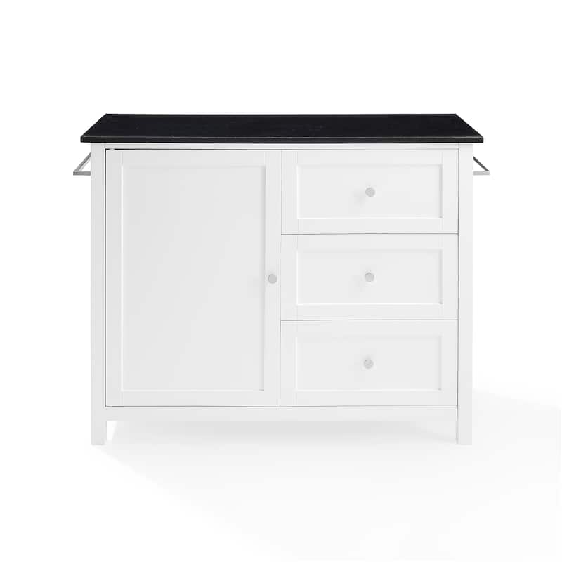 Crosley Soren Granite Top Kitchen Island/Cart - 18.13"d x 42.13"w x 37.5"h