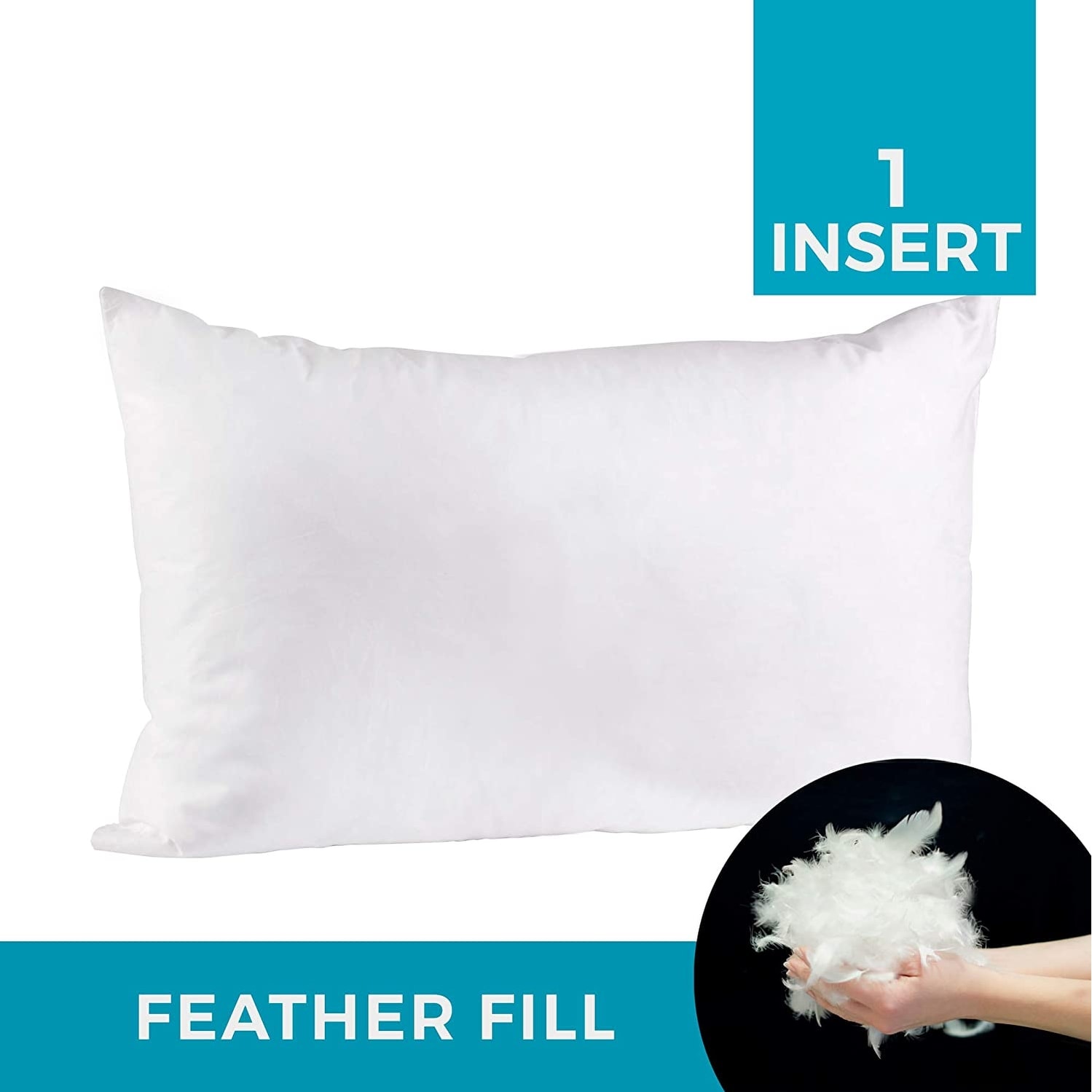 Premium Feather Replacement Pillow Insert - Bed Bath & Beyond