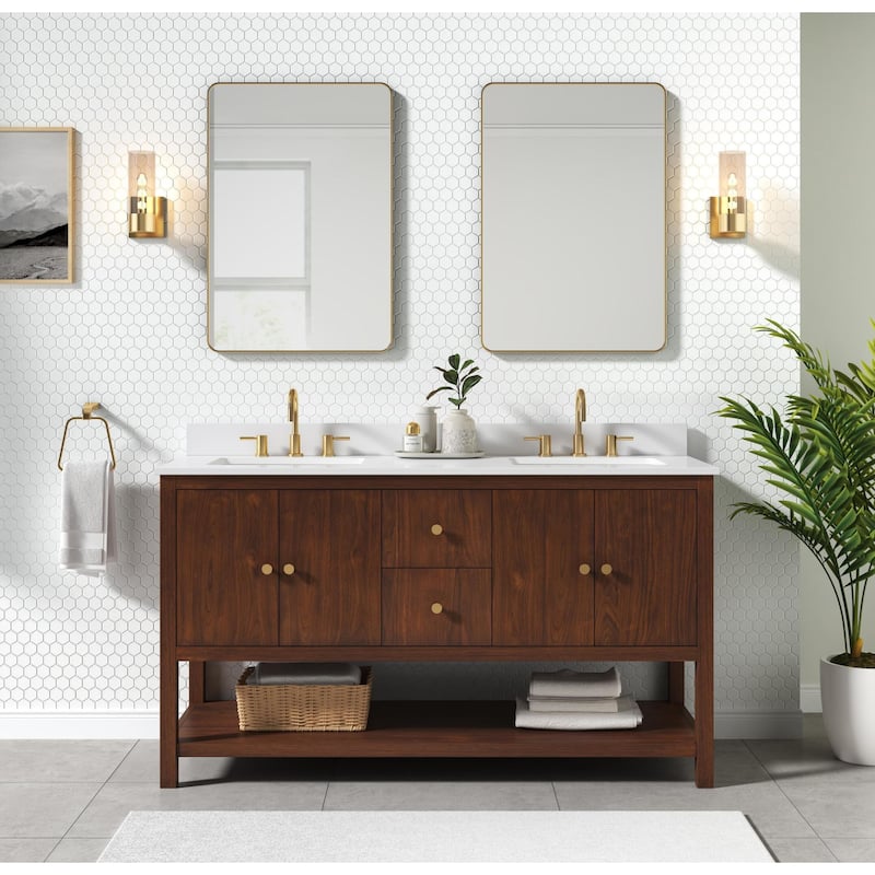 Avanity ZOE-VS61 Zoe 61" Free Standing Double Basin Vanity Set with