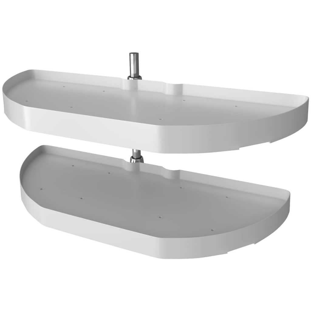 Rev-A-Shelf 6862 Series 31" Diameter Half Moon Shaped Pivoting Two