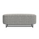 preview thumbnail 14 of 44, HomePop Ellipse Modern Storage Bench with Metal Legs