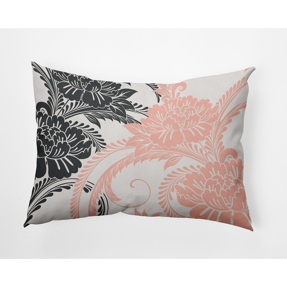 Flower Flourish Indoor/Outdoor Throw Pillow