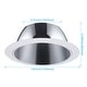 preview thumbnail 24 of 26, 12-Pack 6 Inch Recessed Can Light Trim, Metal Step Baffle Trim