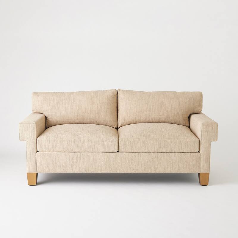 Square Arm Sofa - Natural