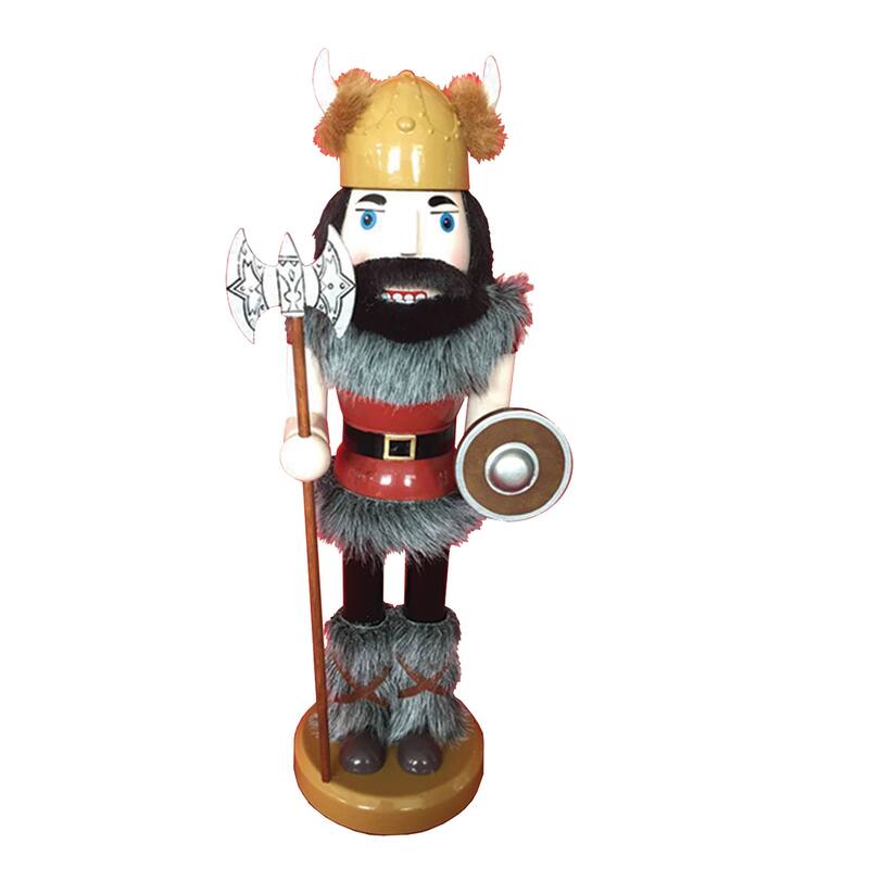 14 inch Viking Nutcracker - gray