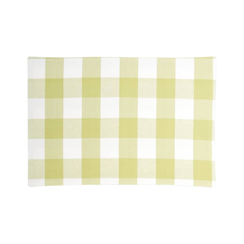 Franklin Checkered Plaid Placemat Set of 4 - Green