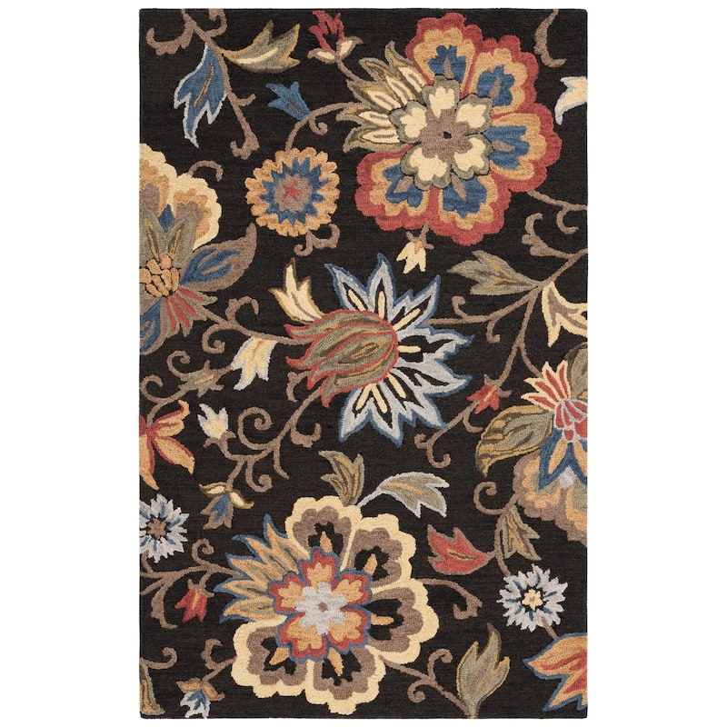 SAFAVIEH Handmade Blossom Teobalda Contemporary Wool Rug