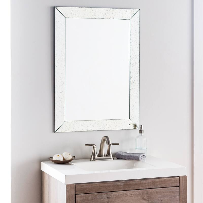Artistic Weavers Alicia Antiqued Glass Frame Rectangular Mirror