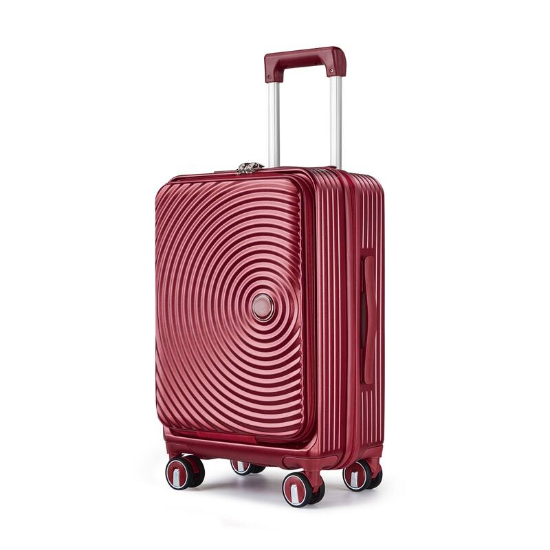 3 Piece Luggage Sets(20/24/28), Carry On Expandable Luggage, Hard Shell Lightweight Suitcase Set w/Front Pocket & Spinner Wheels