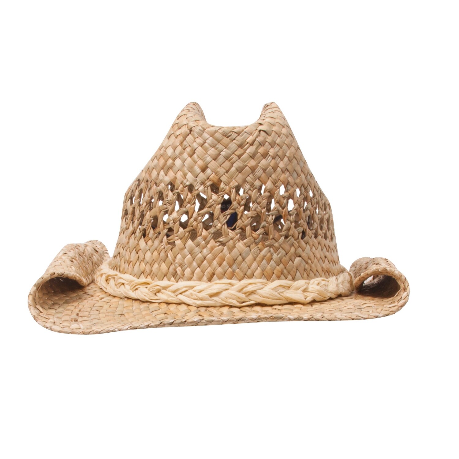 oversized straw cowboy hat