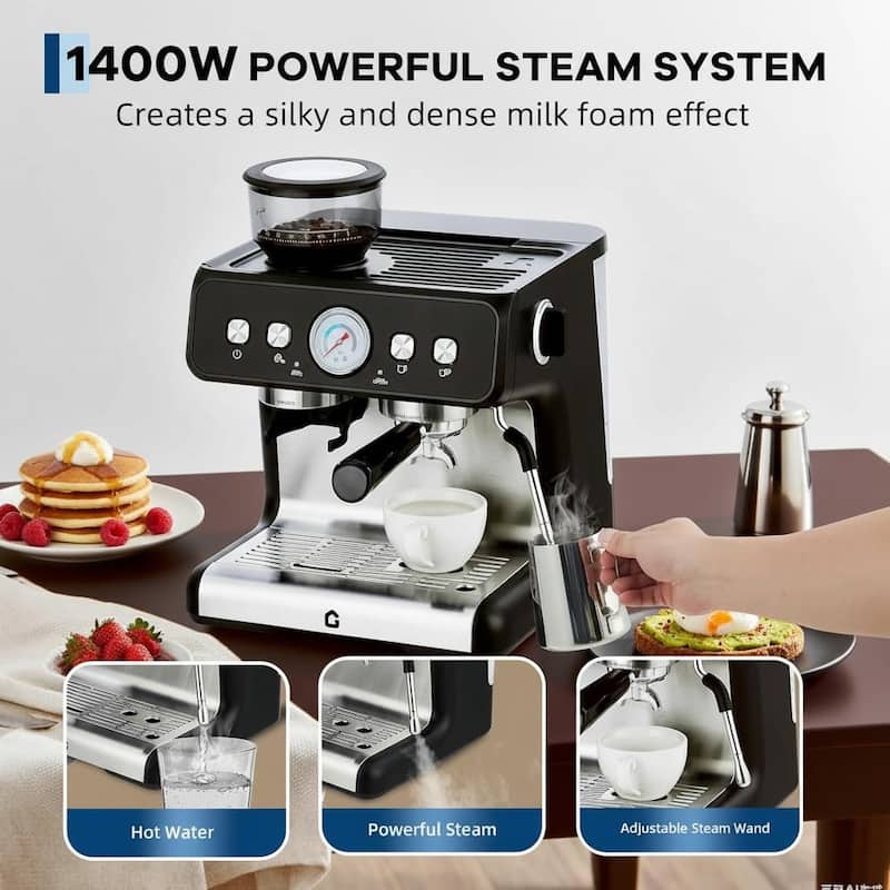 Espresso Machine, with Grinder