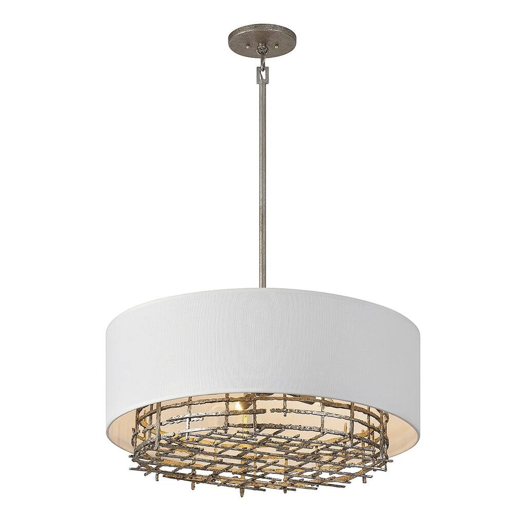 Campagne Luxe Six Light Pendant from the Cameo Collection