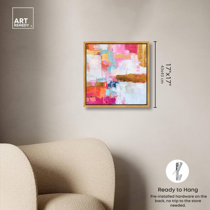 Exuberant Hues II Canvas by Art Remedy