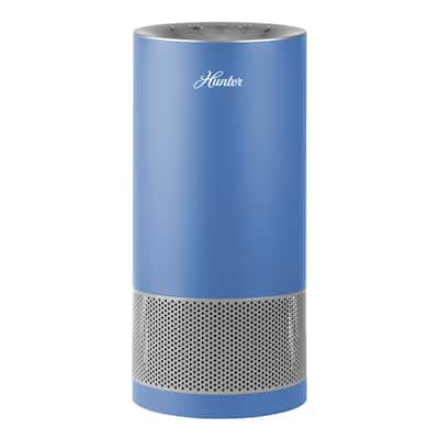 Hunter HP400 Round Air Purifiers for Home, True HEPA Air Purifier Tower for Pets, Odors, Allergens, Smoke, Dust, VOC's.
