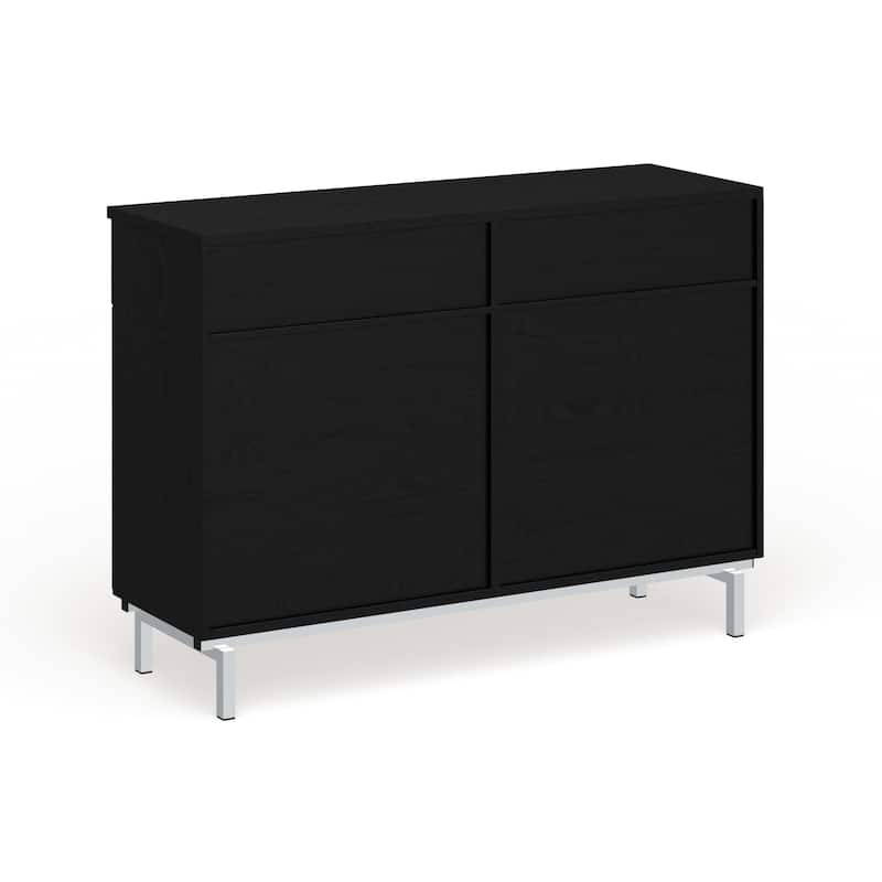 Furniture of America Mason Modern 2-drawer Closed Storage Buffet with Wine Rack