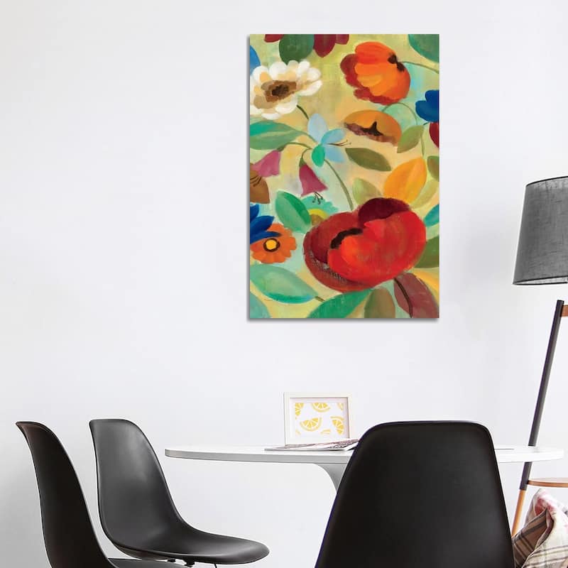 iCanvas "Summer Floral Panel II " by Silvia Vassileva Canvas Print - 40x26x1.5
