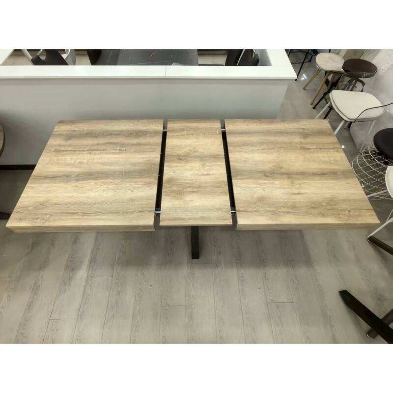 Extendable Multi Function Table MDF Top for Dining Office and Coffee - Walnut