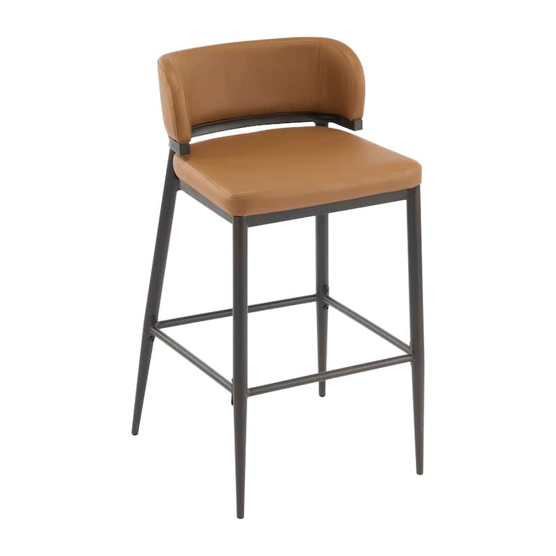 Christopher Knight Home - Mason Metal and Leathaire Barstool (Set of 2)
