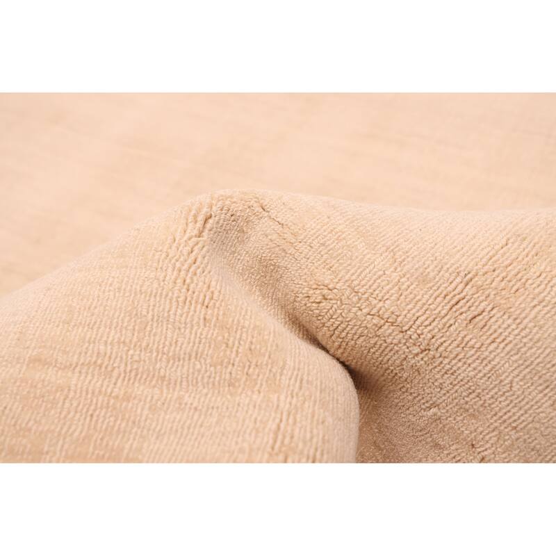 ECARPETGALLERY Hand Loomed Kashkuli Gabbeh Ivory Wool Rug - 9'11 x 10'5