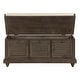 preview thumbnail 15 of 20, Dover White Wash Entryway Storage Bench