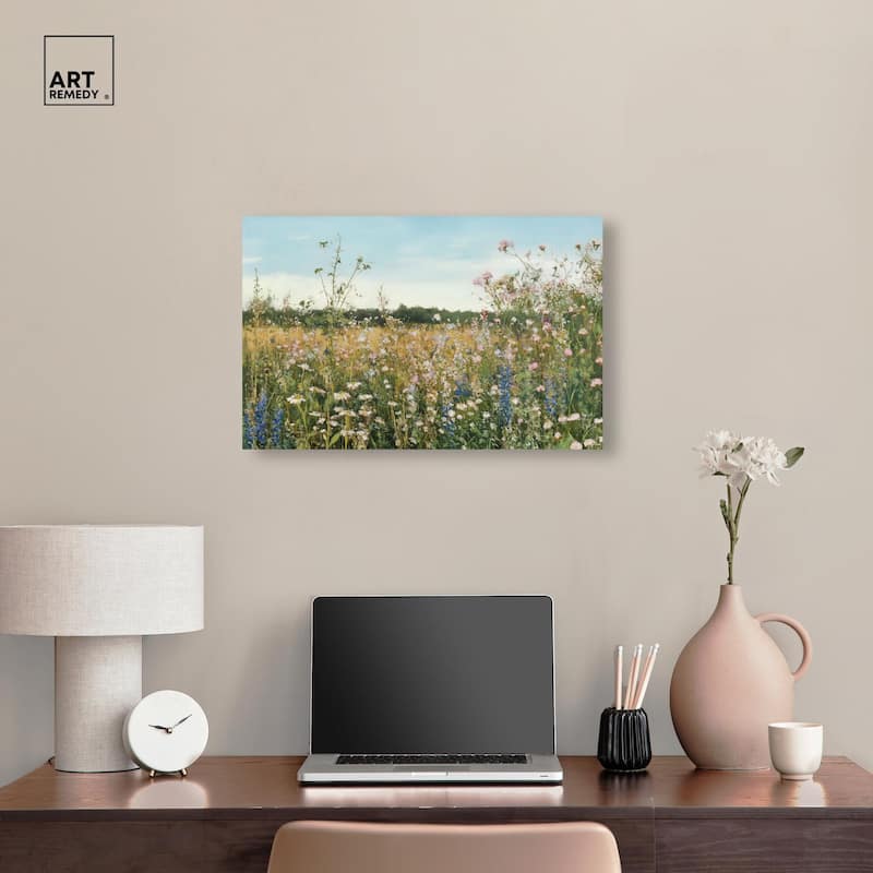 Glimmering Glade Garden II Canvas by Art Remedy, Gallery Wrapped