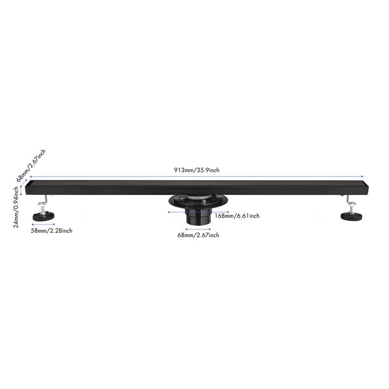 Topcraft 12/24/28/30/32/36-inch Stainless Steel Linear Floor Drain