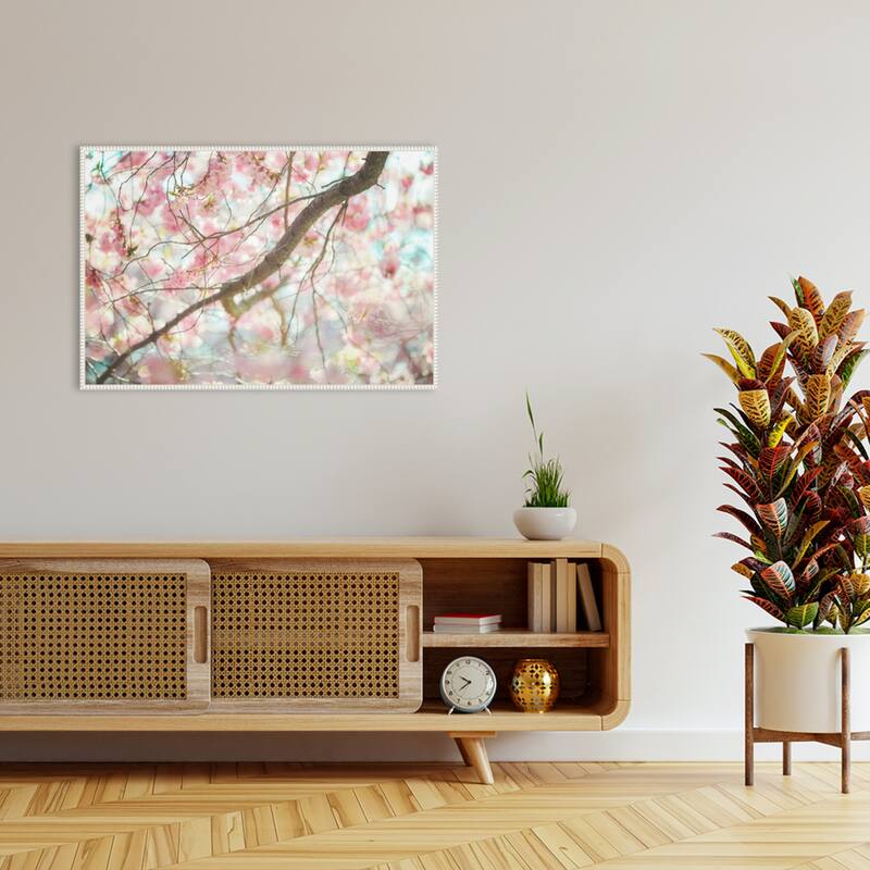 Branch Blossoms by Carrie Ann Grippo-pike Framed Canvas Wall Art Print