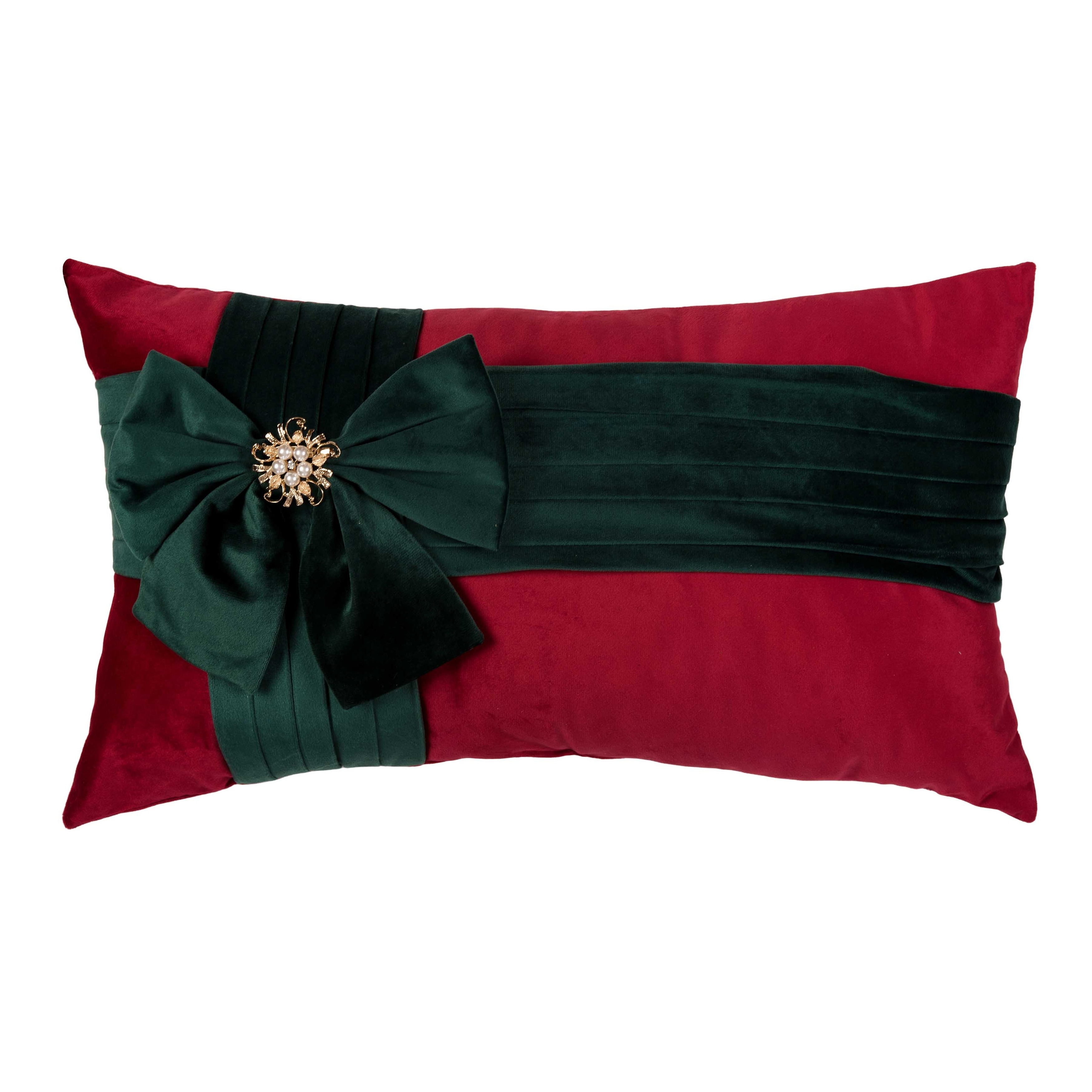 Red Present Pillow