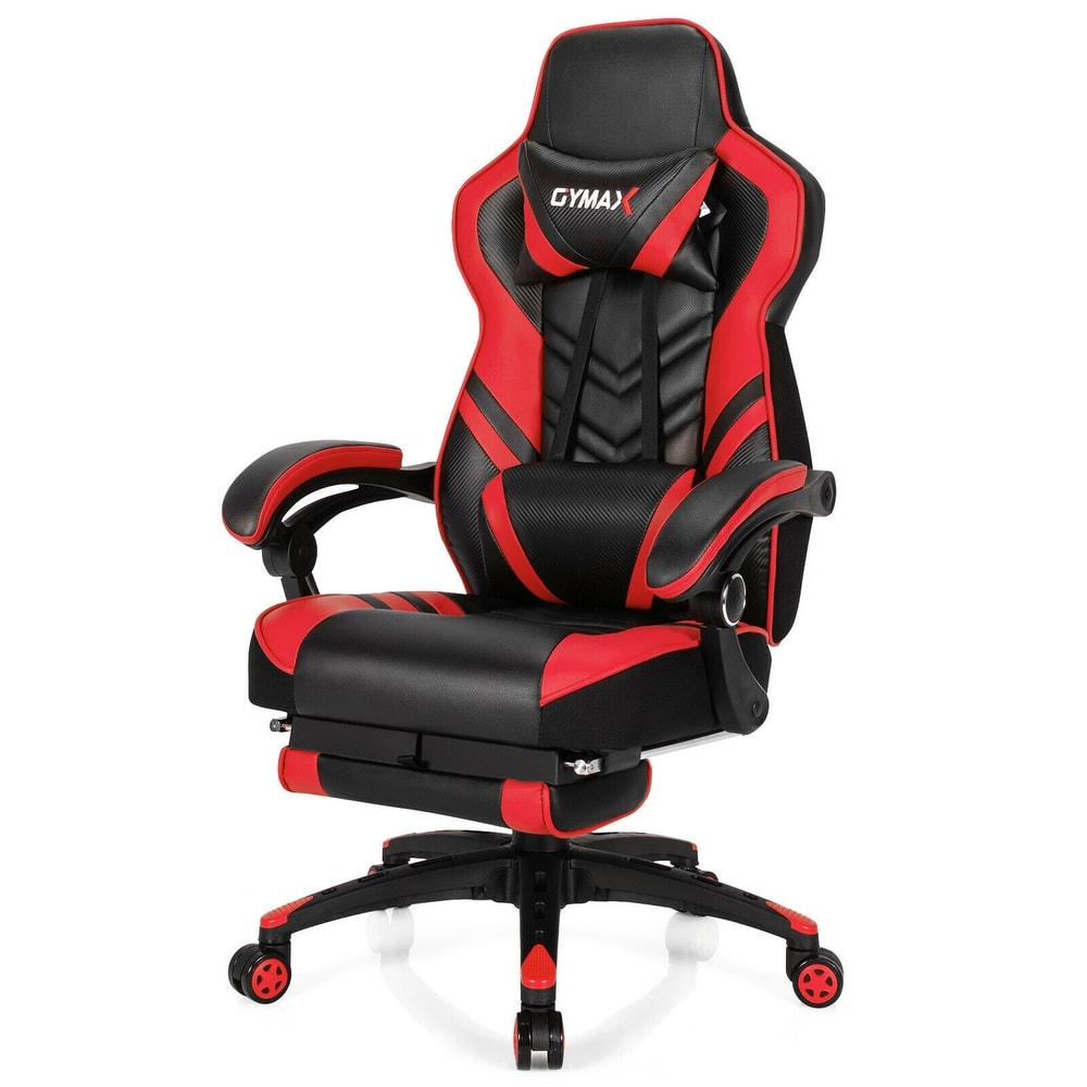 Gymax Office Computer Desk Chair Gaming Chair Adjustable Swivel - See Details
