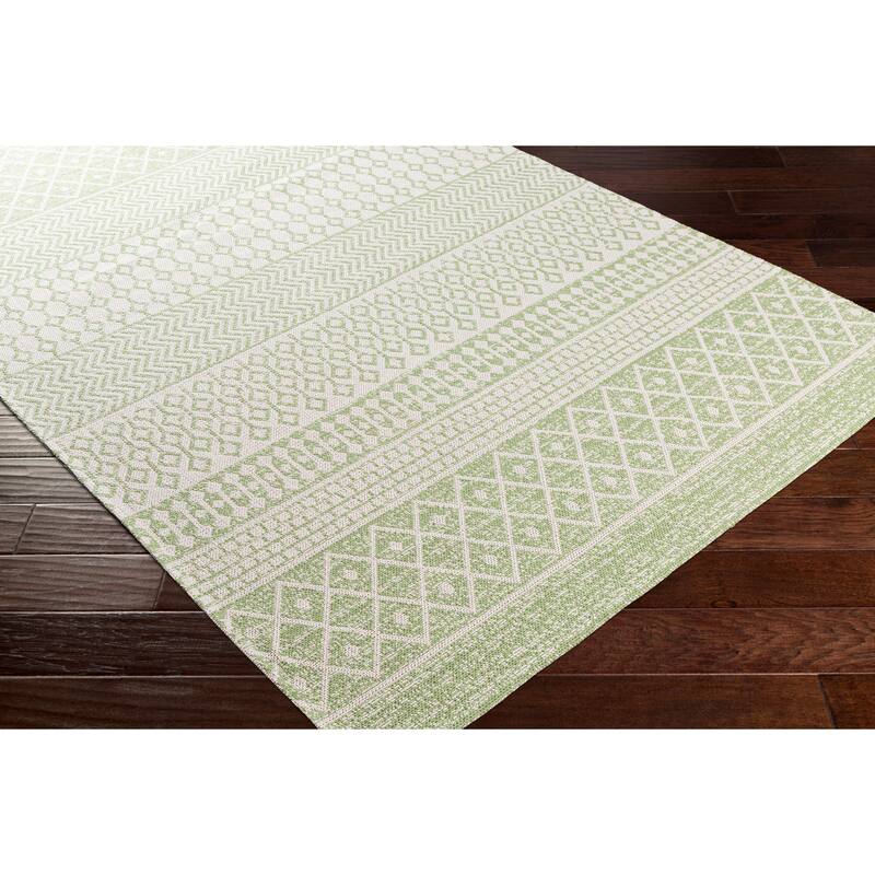 Livabliss Marbrey Moroccan Stripe Cotton Area Rug