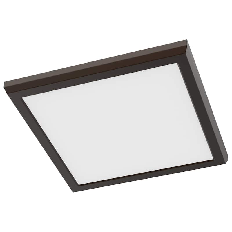 Nuvo Lighting 62/1924 9" Wide LED Flush Mount Square Ceiling Fixture - - Bronze