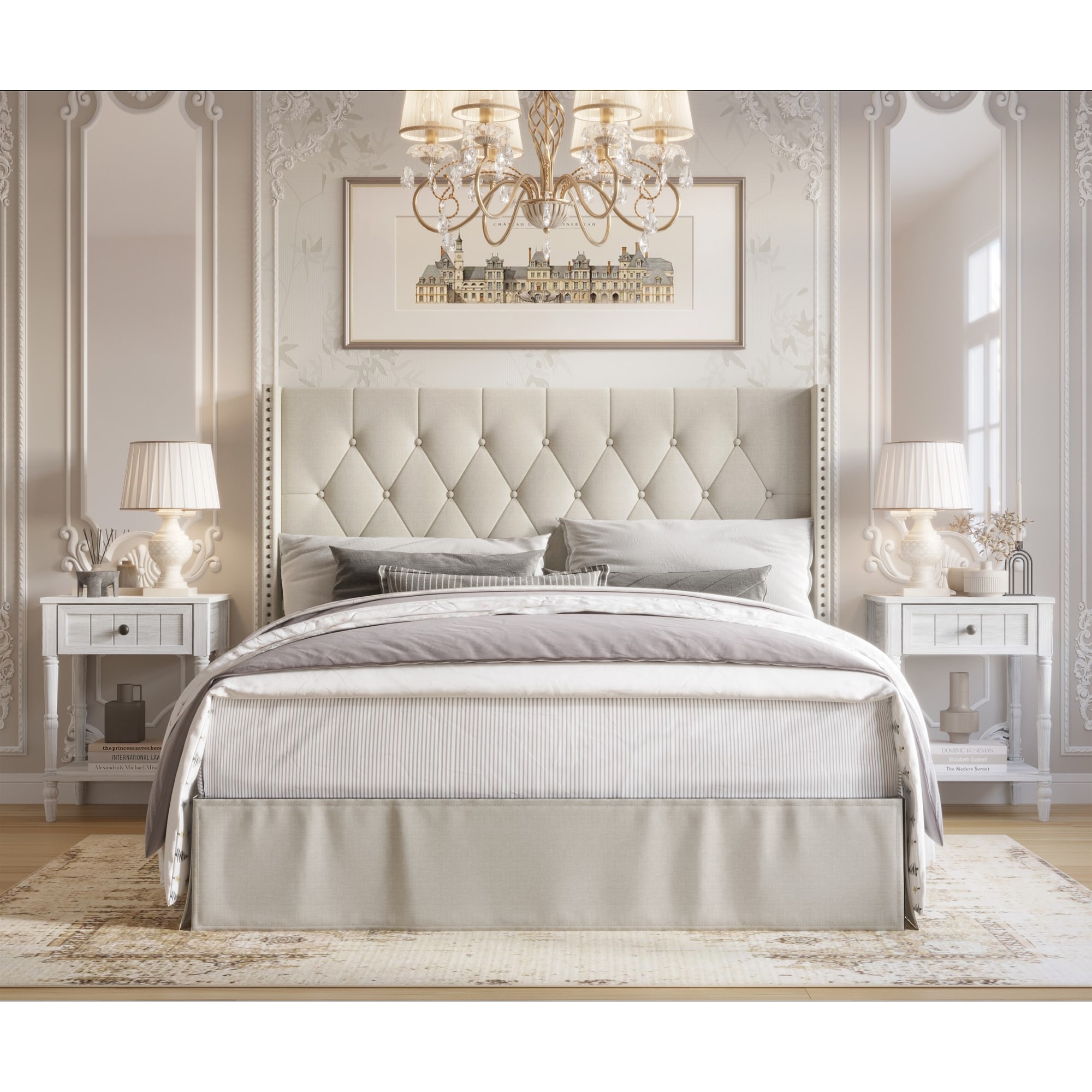 Gray top bedroom set