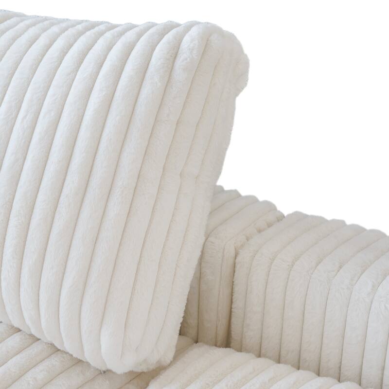 Cloud Corner Sofa Soft Plush Upholstered Modular Sectional Sofa Down Filled Living Room Couch