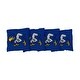 preview thumbnail 1 of 1, Dickinson State DSU Blue Hawks Blue Cornhole Bags All-Weather Resin Filled
